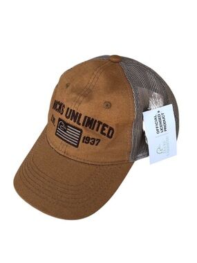 Ducks Unlimited American Flag EST. 1937 Trucker Snapback closure Hunting Hat